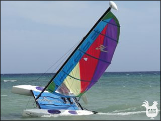 sailing in the Pyrenean Med