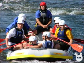 white water rafting in the Pyrenees