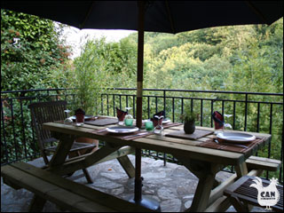 Can Llouquette - the gite terrace