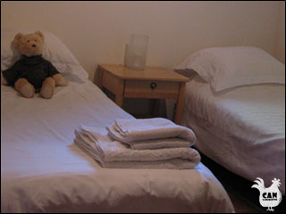 Can Llouquette - one of the gite's two bedrooms